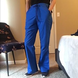 Blue Wonder Wink Scrub Pants